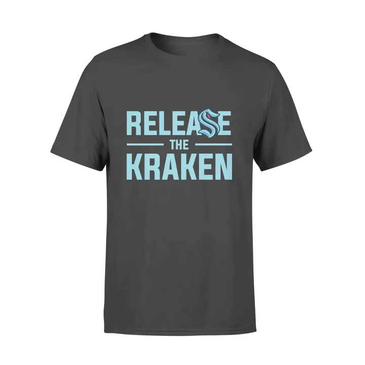 Seattle Kraken T-Shirt Release The Kraken With Logo