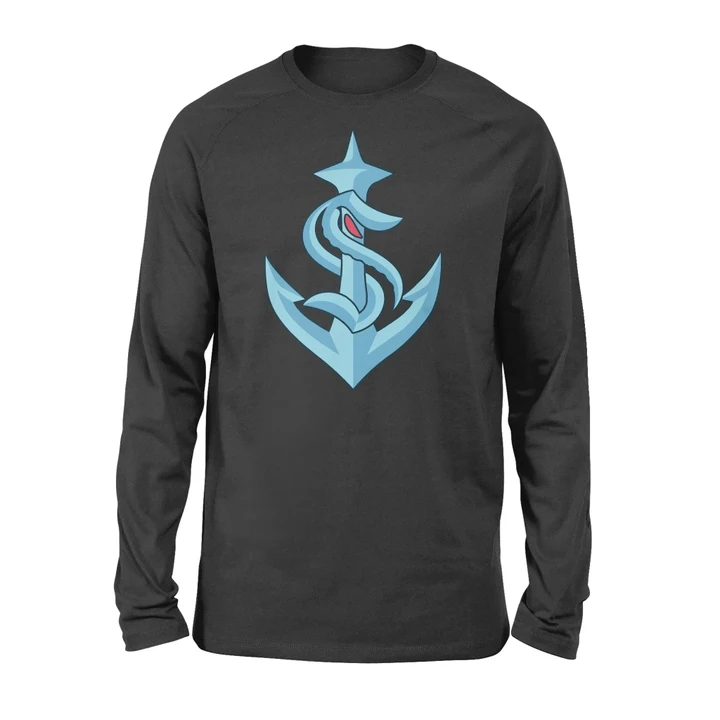 Seattle Kraken Long Sleeve Kraken Logo Combine