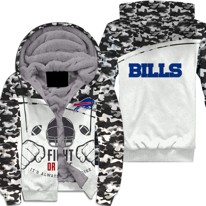 Buffalo Bills Sherpa Hoodie - Style Mix Camo