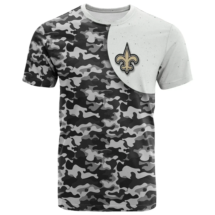 New Orleans Saints T-Shirt - Style Mix Camo