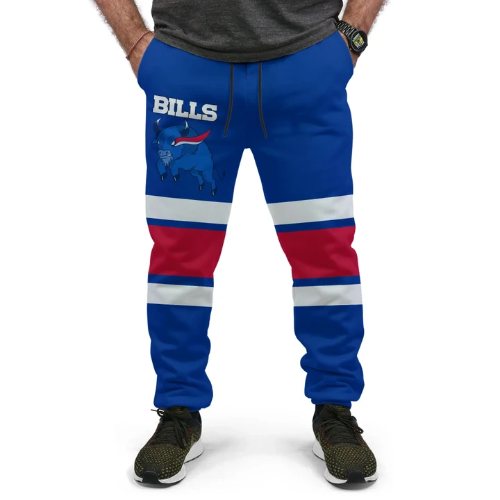 Buffalo Bills Football Joggers Sweatpants - Buffalo Bills Logo  - NFL