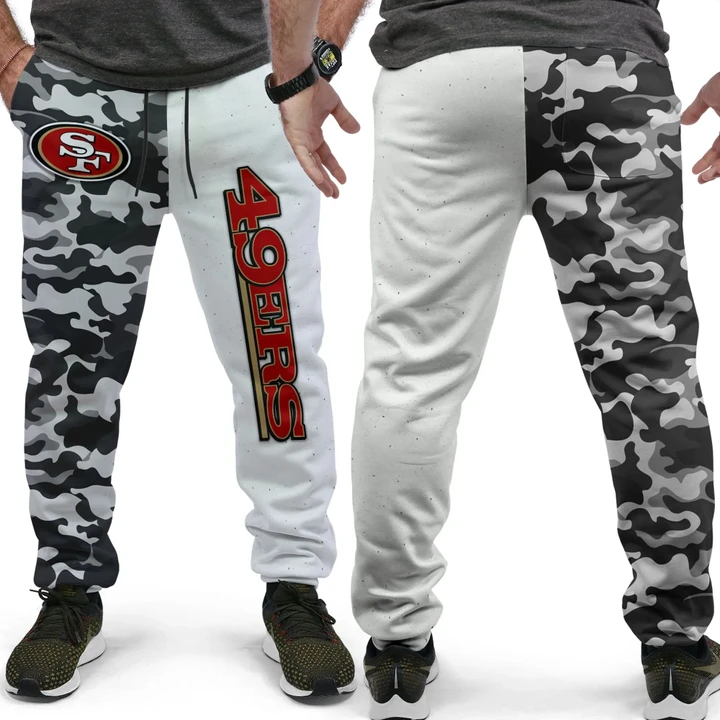 San Francisco 49ers Fleece Joggers - Style Mix Camo