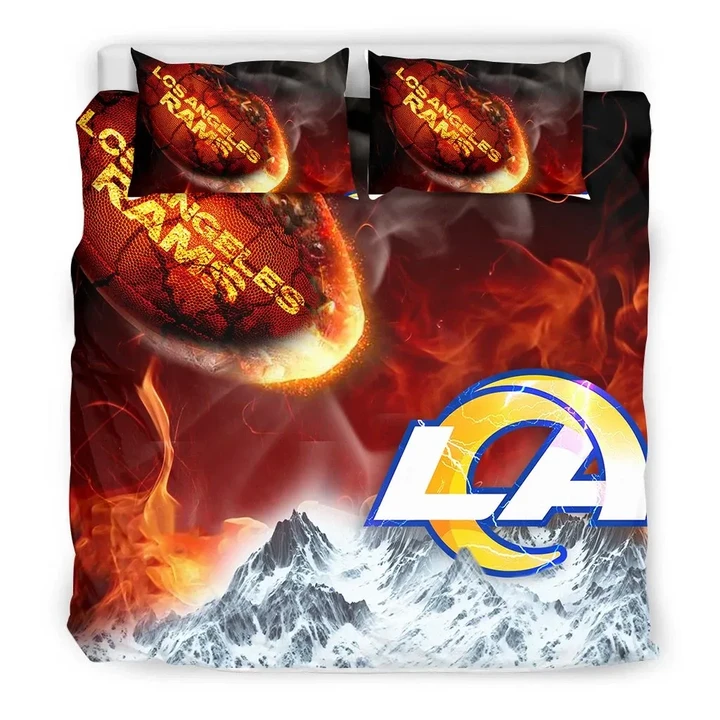 Los Angeles Rams Bedding Set - Break Out To Rise Up  - NFL
