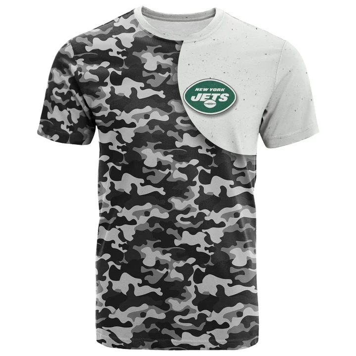 New York Jets T-Shirt - Style Mix Camo