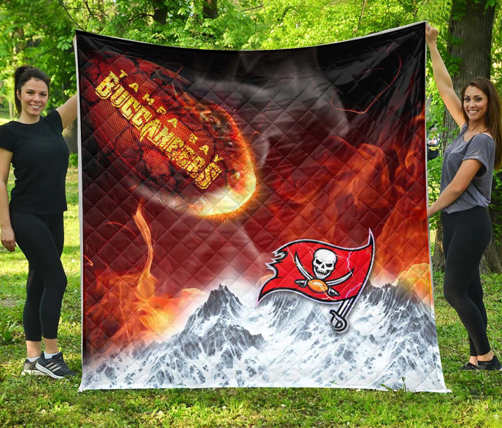 Tampa Bay Buccaneers Quilt - Break Out To Rise Up - NFL