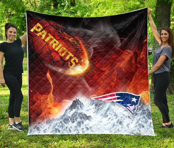 New England Patriots Quilt - Break Out To Rise Up - NFL