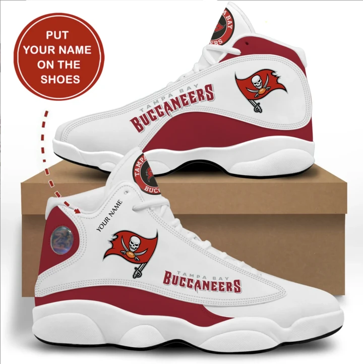 Tampa Bay Buccaneers Football Air Jordan 13 Sneakers - Logo Personalized Sneaker - NFL