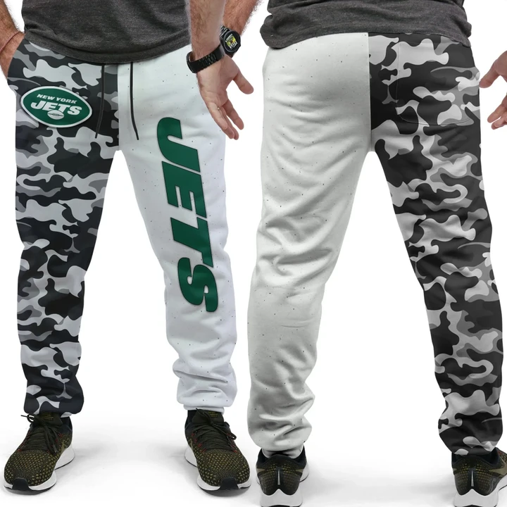 New York Jets Fleece Joggers - Style Mix Camo