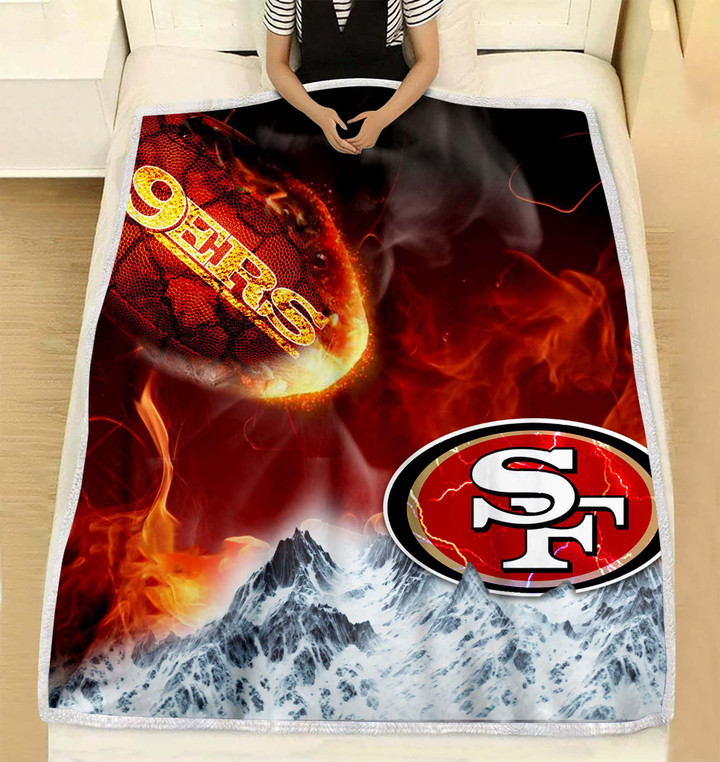 San Francisco 49ers Blanket - Break Out To Rise Up - NFL