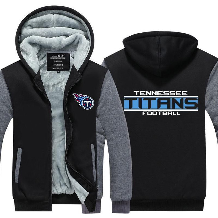 Tennessee Titans Football Thicken Sherpa Hoodie