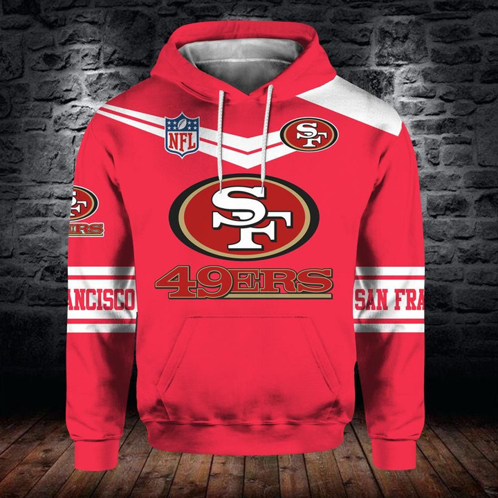 San Francisco 49ers Men's Sports Digital Hoodie