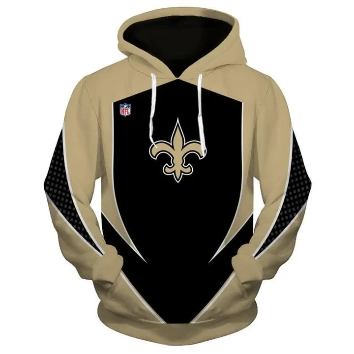 Football New Orleans Saints 3D Hoodie Sweatshirt Custom Jacket Pullover