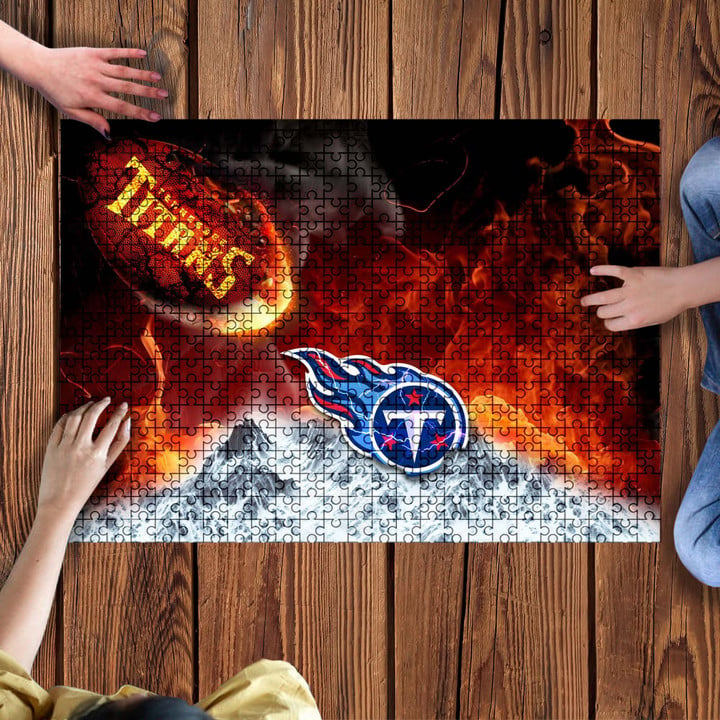 Tennessee Titans Puzzle - Break Out To Rise Up - NFL