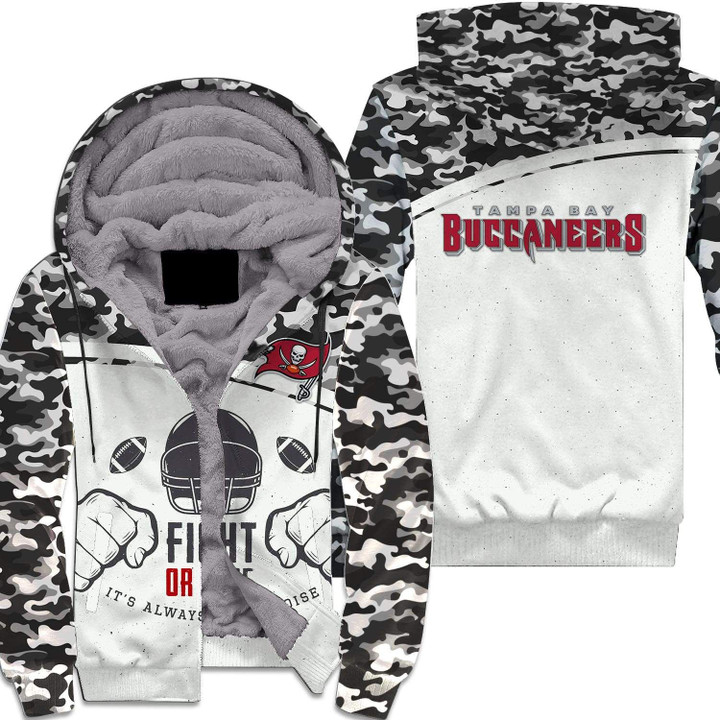 Tampa Bay Buccaneers Sherpa Hoodie - Style Mix Camo