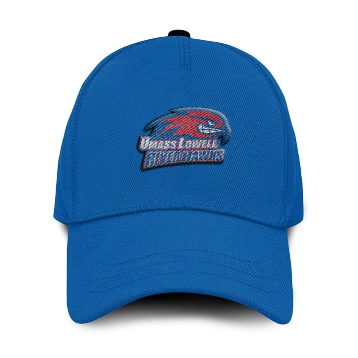 UMass Lowell River Hawks Basketball Classic Cap - Logo Team Embroidery Hat - NCCA