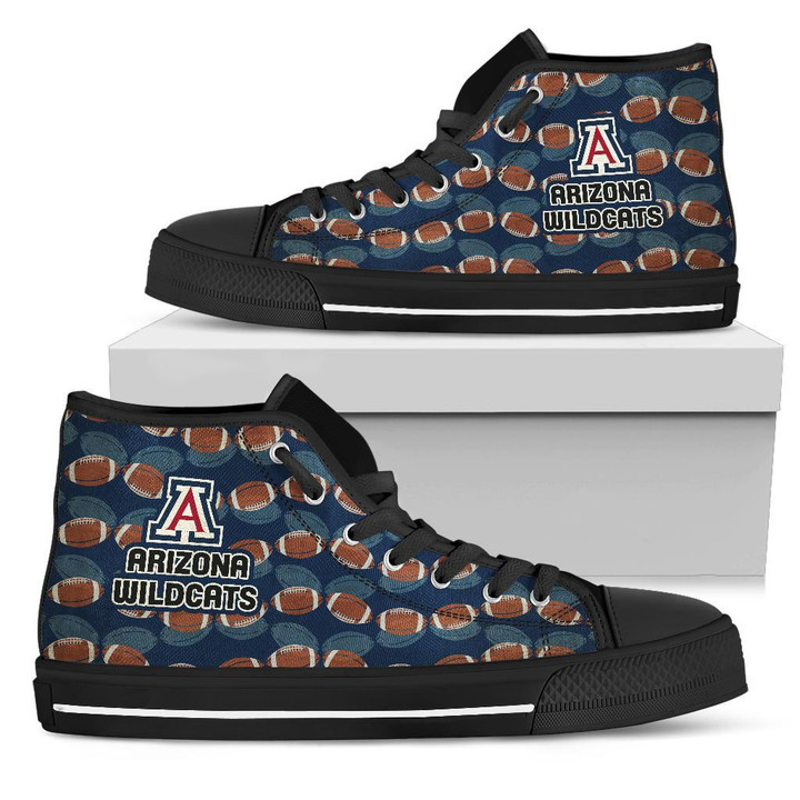 Arizona Wildcats High Top Shoes Logo Mix Ball