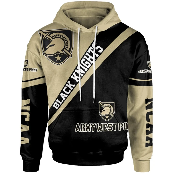 Army Black Knights Logo Hoodie Cross Style - NCAA