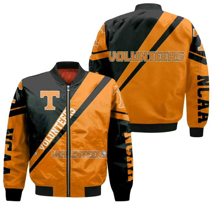 Tennessee Volunteers Logo Bomber Jacket Cross Style - NCAA