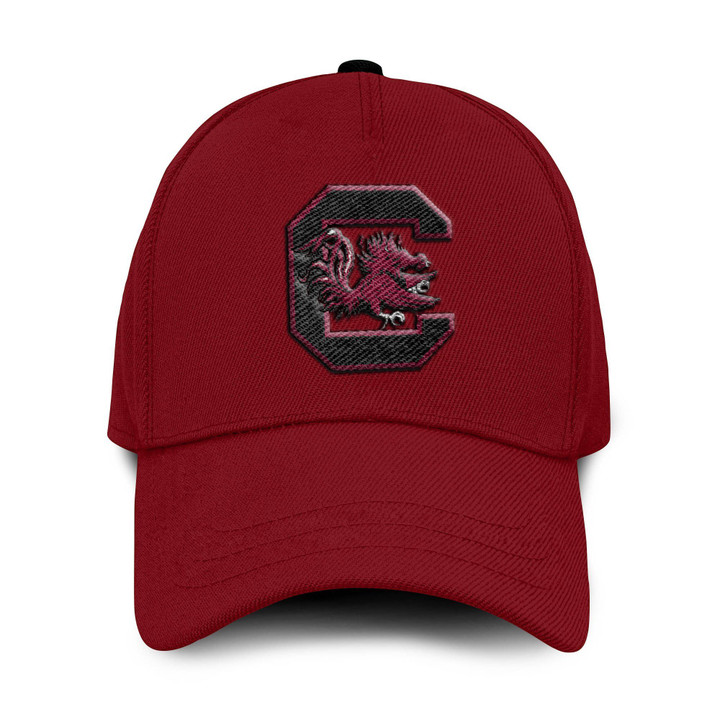 South Carolina Gamecocks Football Classic Cap - Logo Team Embroidery Hat - NCCA