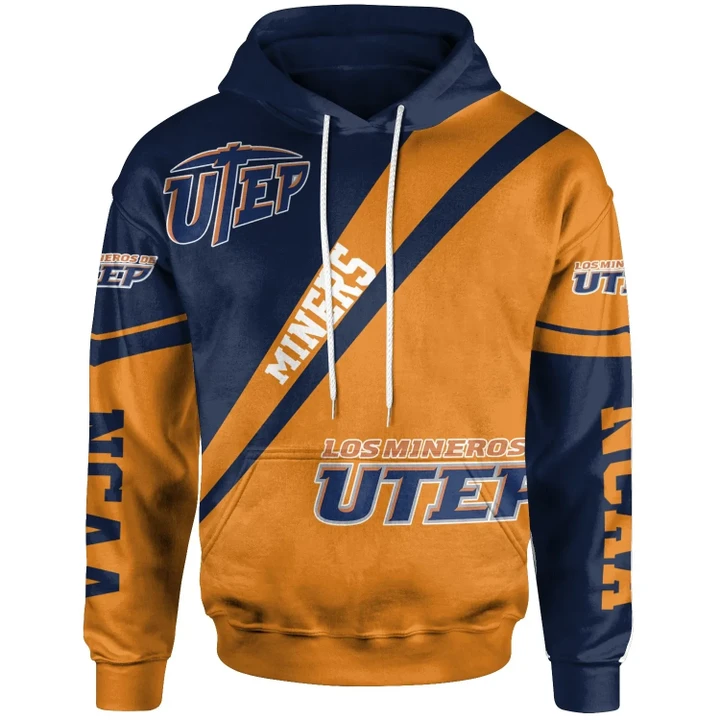 UTEP Miners Logo Hoodie Cross Style - NCAA