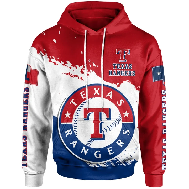 Texas Rangers Baseball Team Hoodie