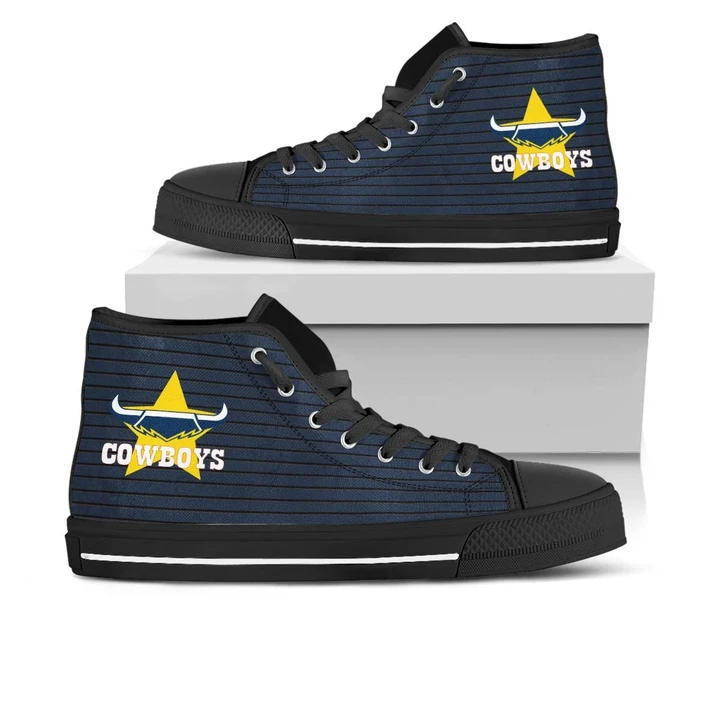 North Queensland Cowboys High Top Shoes NRL