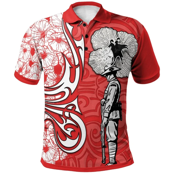 Rugby Anzac Day Polo Shirt St. George Illawarra Dragons Style 05