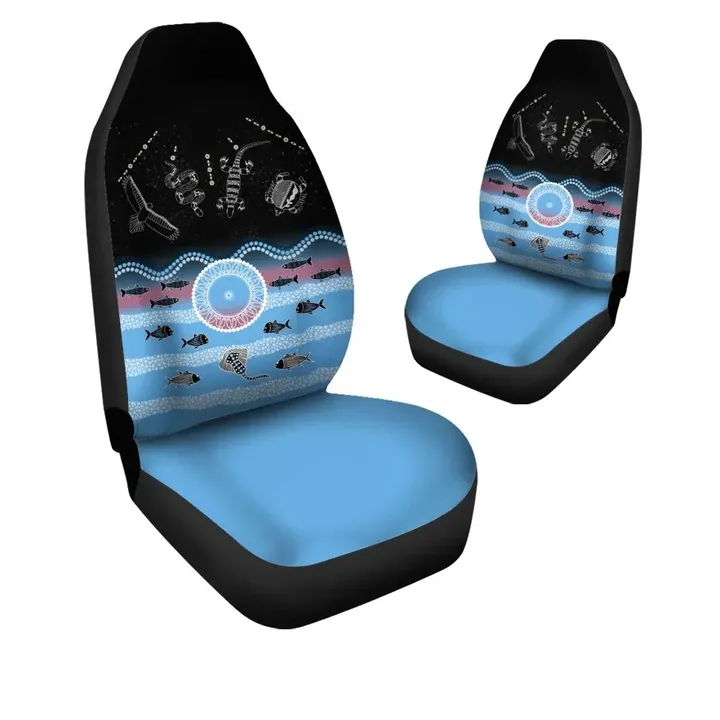 Cronulla-Sutherland Sharks Indigenous Car Seat Cover NRL 2020