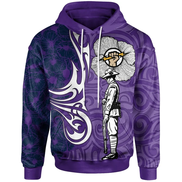 Rugby Anzac Day Hoodie Melbourne Storm Style 05
