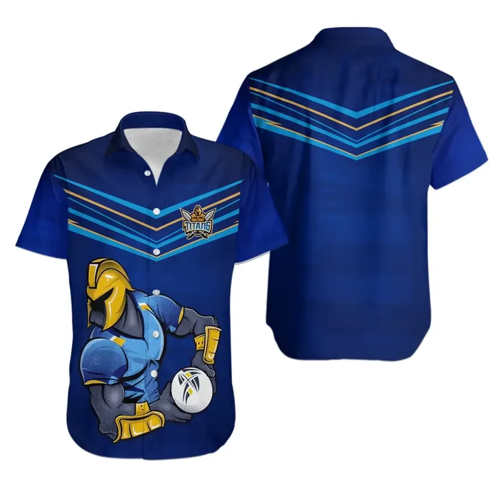 Gold Coast Titans Hawaiian Shirt NRL