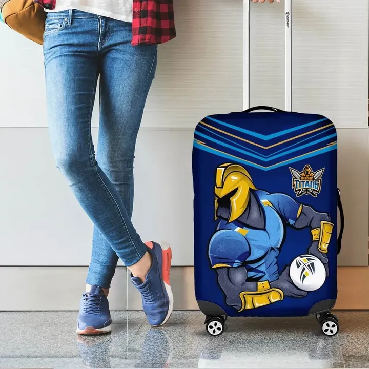 Gold Coast Titans Luggage Cover NRL
