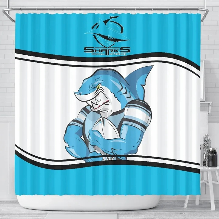 Cronulla-Sutherland Sharks Shower Curtain NRL
