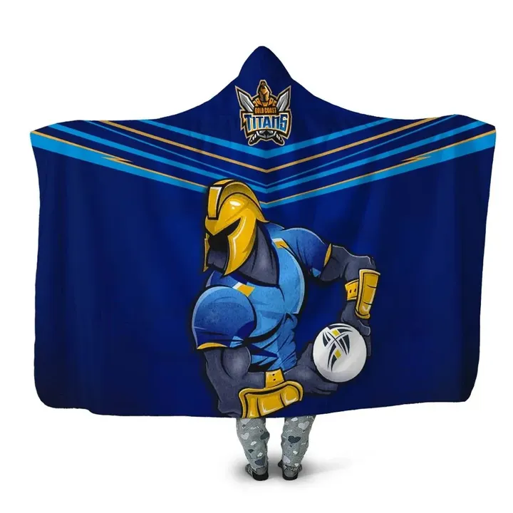 Gold Coast Titans Hooded Blanket NRL