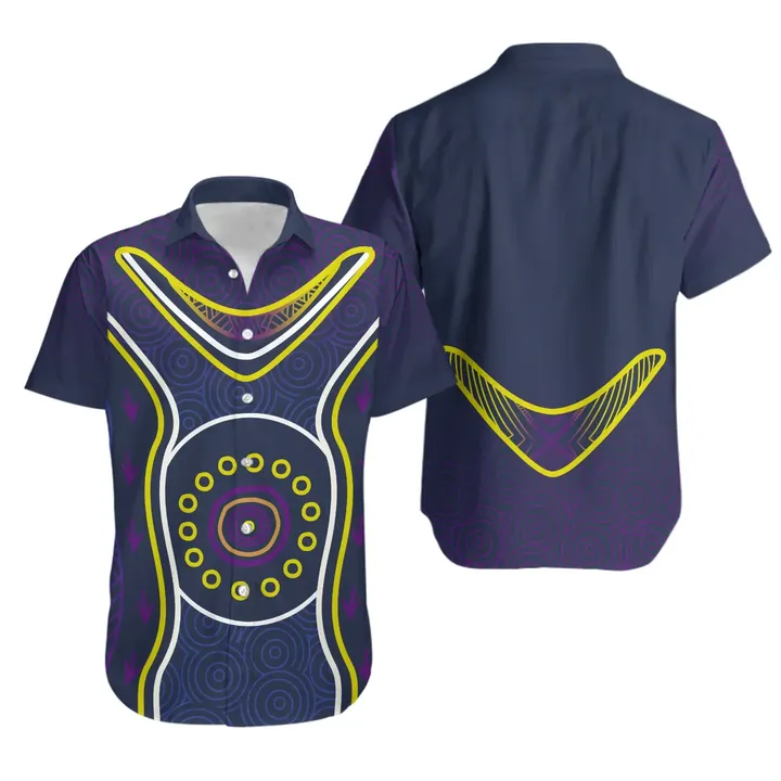 Melbourne Storm Indigenous Hawaiian Shirt NRL 2020