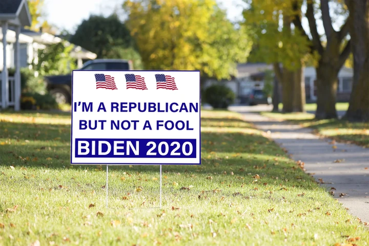 Republicans For Biden Yard Sign #Election2020