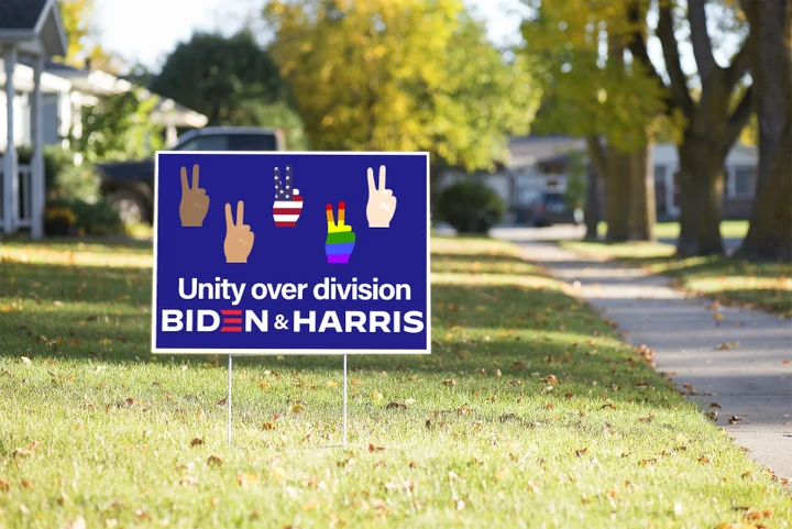 Unity Over Division Biden Yard Sign #Election2020