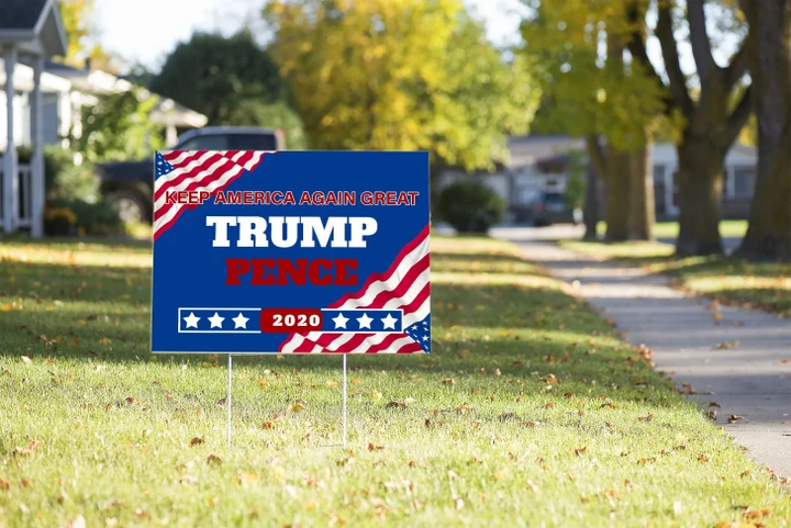 Trump Pence Yard Sign Make America Great Again #Election2020