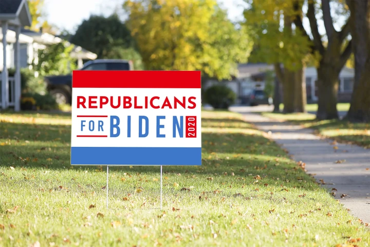 Republicans For Biden Yard Sign #Election2020