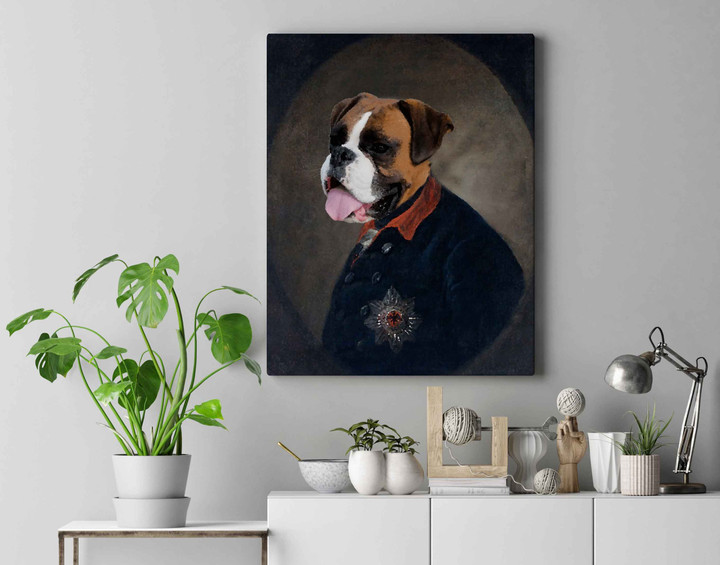 A Gentleman Custom Pet Canvas