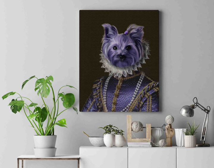 Portrait Of Grand Duchess Custom Pet Canvas