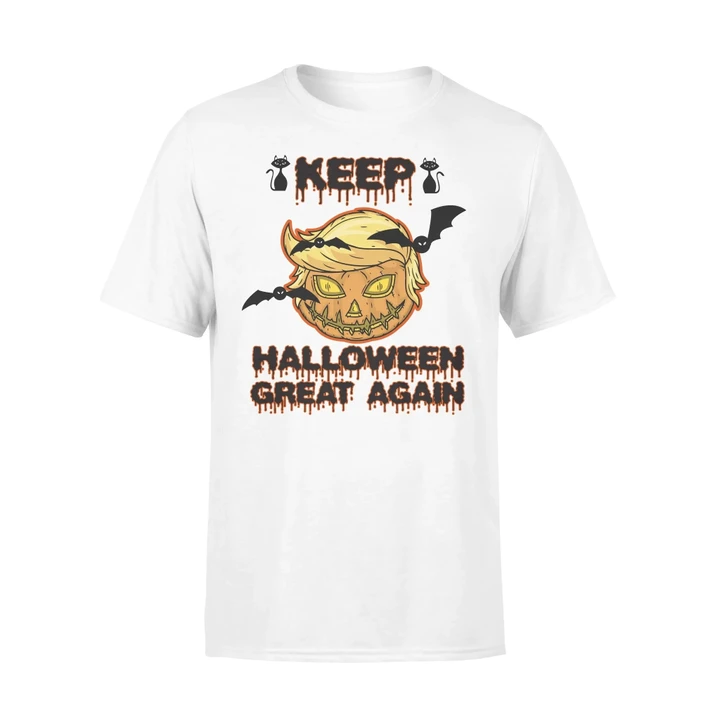 Trump Pumpkin Halloween T-Shirt Keep Halloween Great Again #Halloween