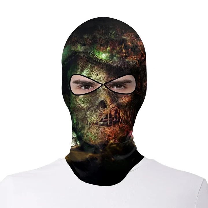 Halloween Scarecrow Full Face Cover Gaiter #Halloween