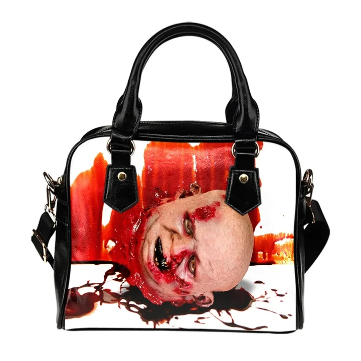 Scary Horror Halloween Shoulder Handbag Dead Head #Halloween