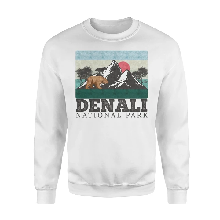 Denali National Park Sweatshirt Retro #Camping