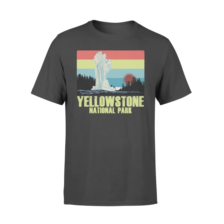 Yellowstone National Park T-Shirt Retro #Camping