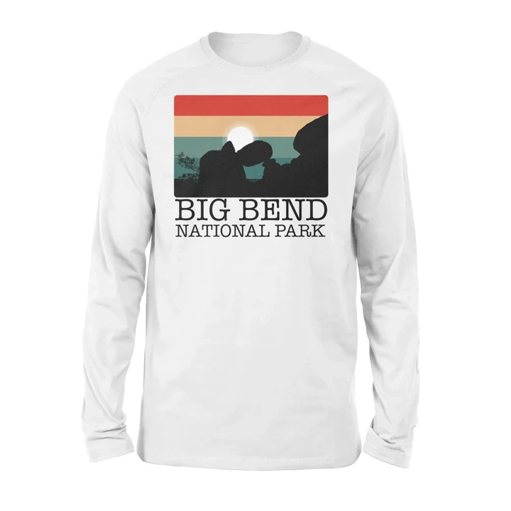 Big Bend National Park Long Sleeve Retro #Camping