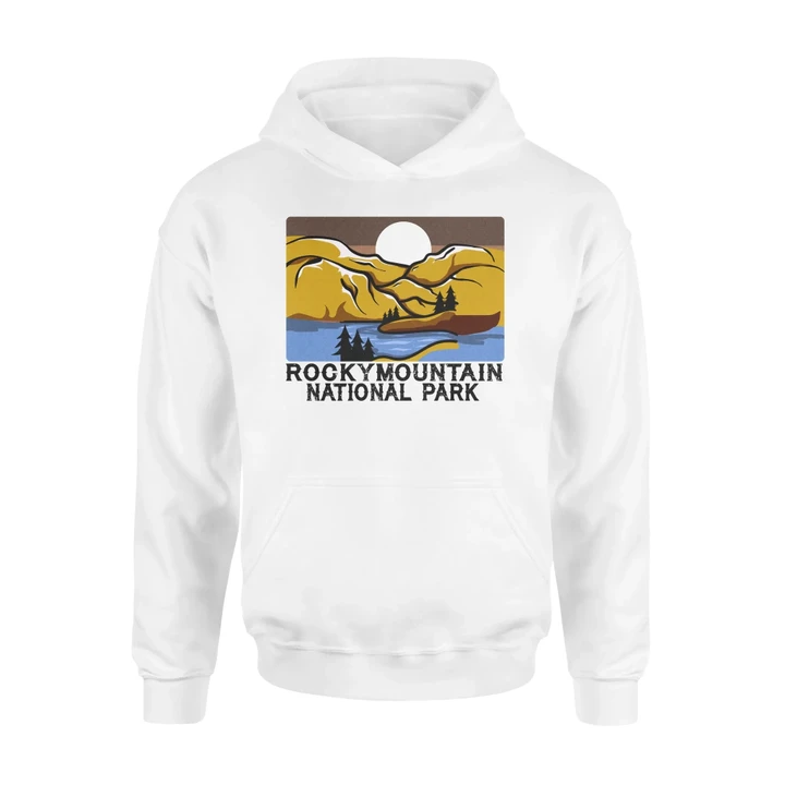 Rocky Mountain National Park Hoodie Retro #Camping