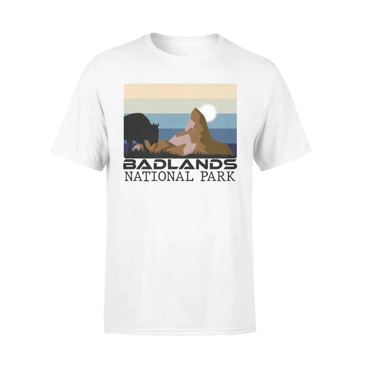 Badlands National Park T-Shirt Retro #Camping