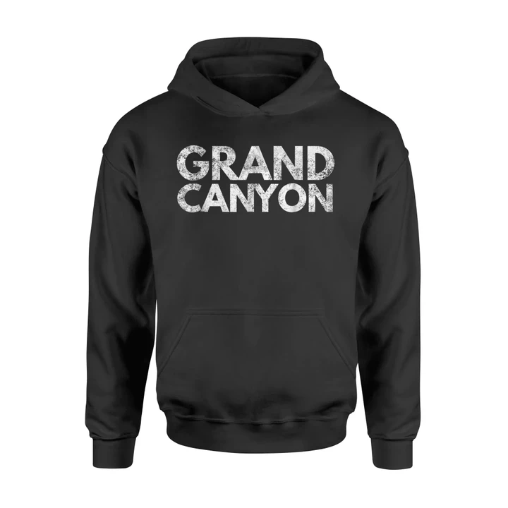 Grand Canyon Distressed Graphic Hiking Camping Hoodie
