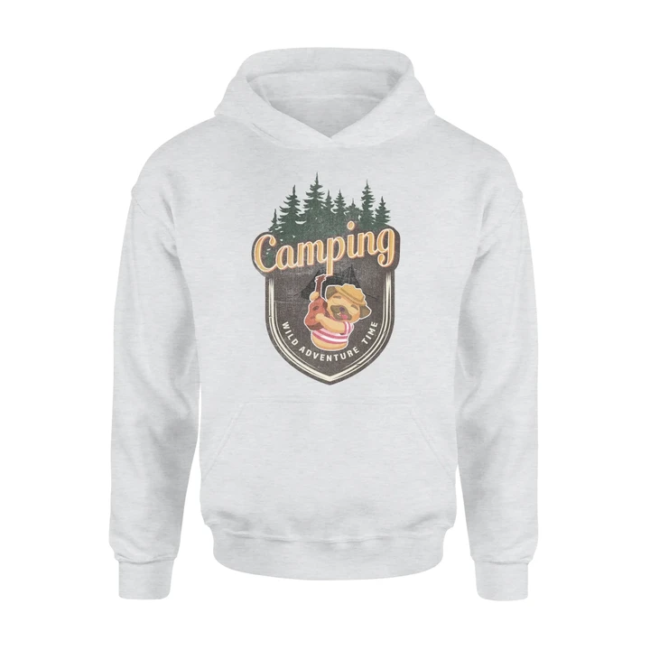 Camping Hoodie Wild Adventure Time With Pet
